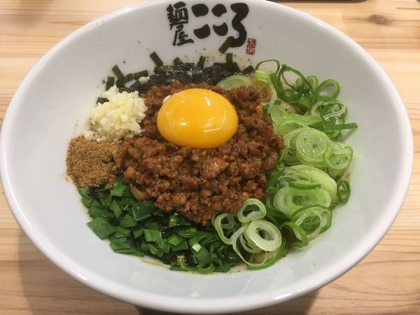 「台湾まぜそば(ニンニク)」@麺屋こころ 自由が丘店の写真