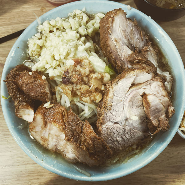 「豚らーめん」@俺の生きる道 白山店の写真