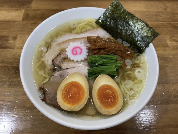 「しおラーメン＋味玉」@オランダ軒の写真