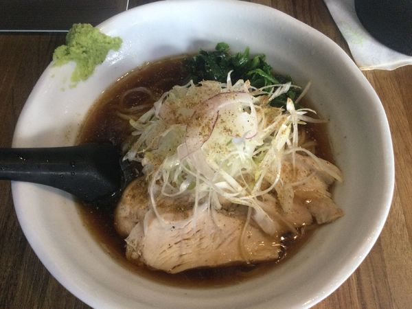 「【夏季限定】冷製熟成醤油煮干しそば（¥850)」@辛焦がし味噌たん麺 一向の写真