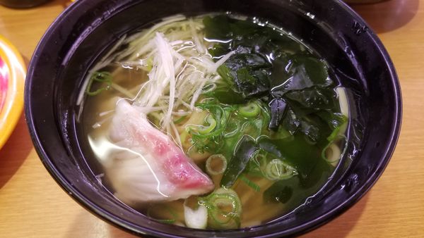 「鯛だし塩ラーメン」@スシロー 松本筑摩店の写真