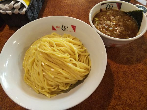 「醤油つけ麺　：冷やもり　※柚子入り　（大盛り）」@麵屋 しるしの写真