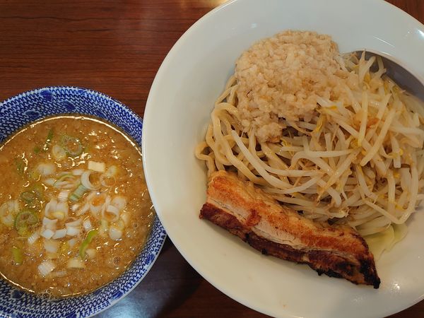 「【限定】みそつけめん+チャーシュー(1000円)」@メガガンジャの写真