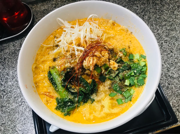 「白胡麻担々麺＋担々水餃子」@担々麺 たかはしの写真