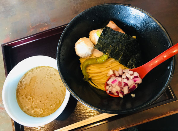 「【限定】伏見とうがらしの牛煮干しつけそば」@南部屋 路ばたの写真