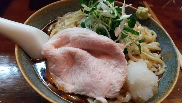 「冷やしラーメン（限定1000円）＋大盛」@らーめん かねかつの写真