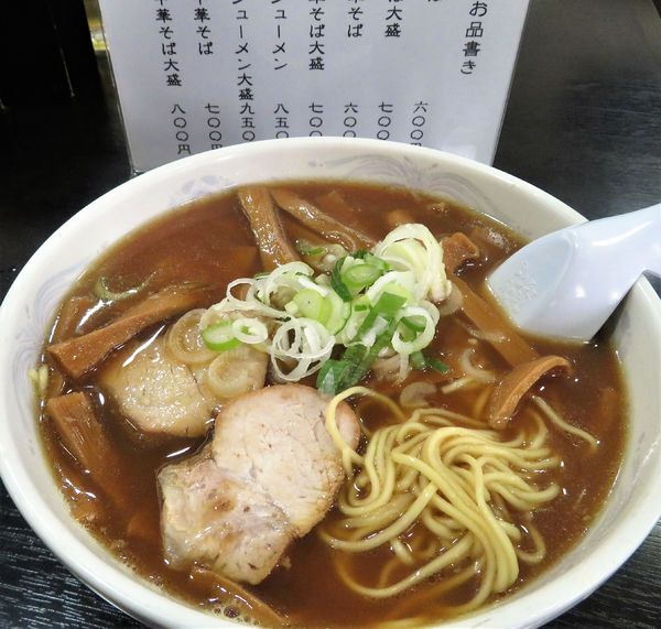 「メンマ中華（700円）」@志のぶ 本店の写真