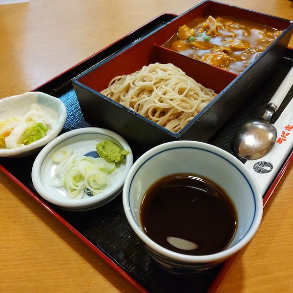 「ミニカレー丼セット（￥1,080）」@そば処 増田屋の写真