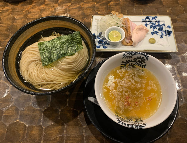 「昆布水つけ蕎麦 ￥1000」@特級鶏蕎麦 龍介の写真