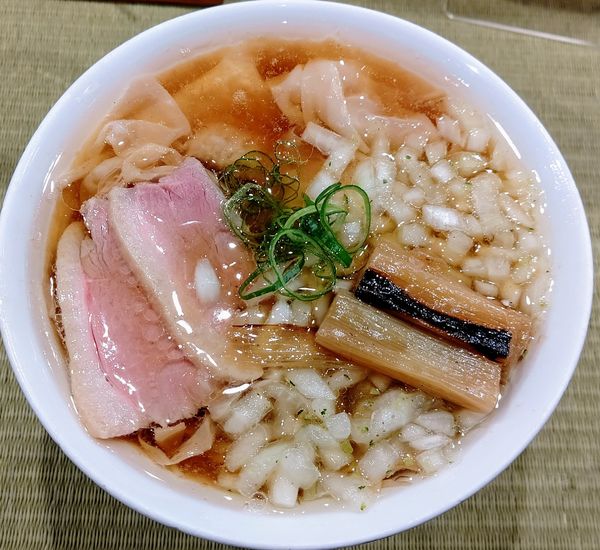 「鴨ワンタン麺」@らーめん 鴨to葱の写真