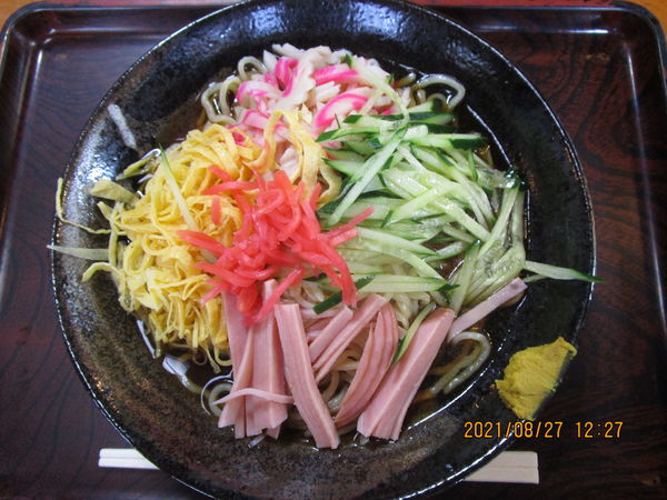 「冷し中華蕎麦 850円」@おそば まるか家の写真