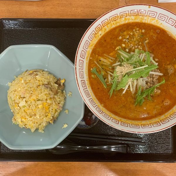 「中華料理永楽（担々麺（平打ち手打麺） ）」@永楽の写真