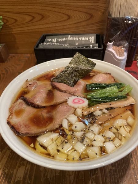「鶏中華そば（大盛り&チャーシュー）」@麺屋たつみ 喜心 狭山店の写真