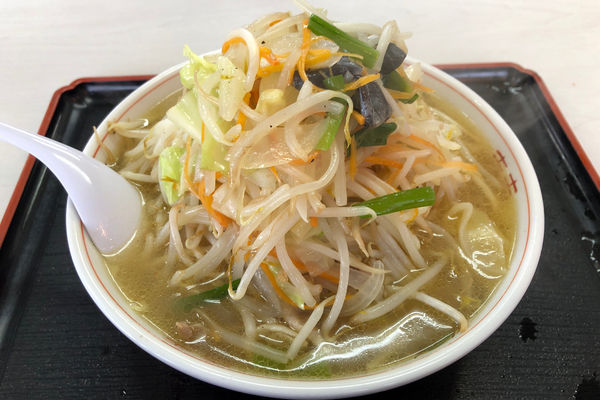 「タンメン830円(野菜増し)」@あぢとみ食堂の写真