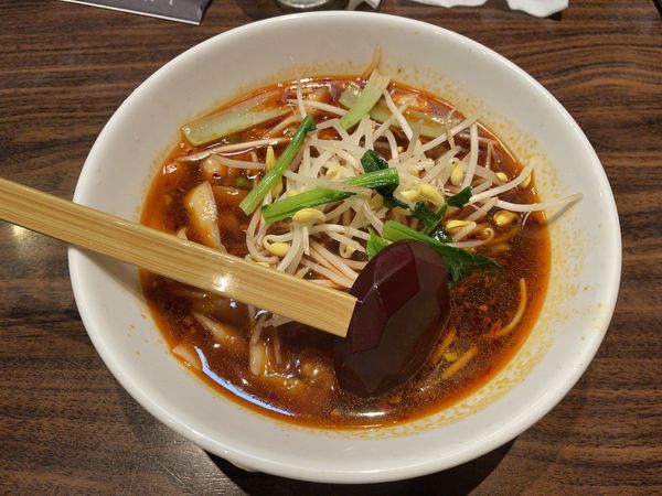 「マーラー刀削麺」@上海華龍 ヤマダ電機LABI1高崎店の写真