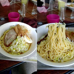 『冷し味噌ラーメン+麺増し2倍(¥450+80)』