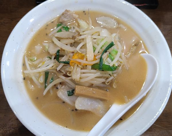 「味噌タンメン ￥850」@自家製多加水極太麺 ISAMIの写真