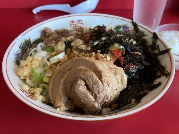 「ミニラーメン汁なし」@ラーメン英二の写真