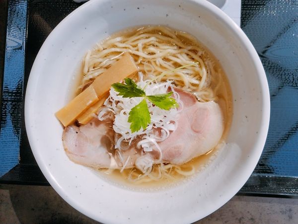 「ホヤと茸だしラーメン(塩)」@だし廊 -GoLD-の写真