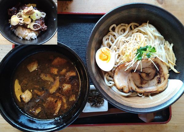 「【裏メニュー】焦がし醤油つけ麺 ￥900」@和風らーめん 凪の写真