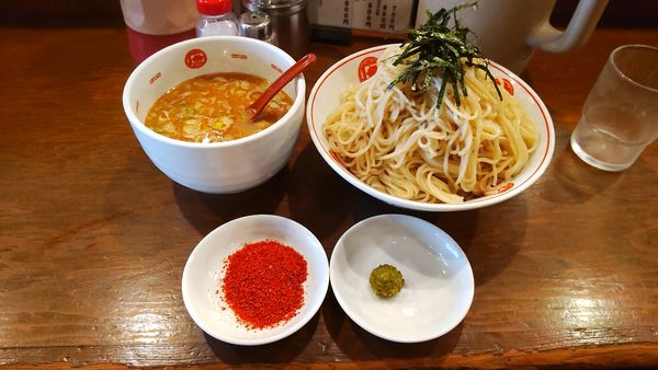 「つけ麺４玉」@ラーメン 唐そば 渋谷2丁目店の写真