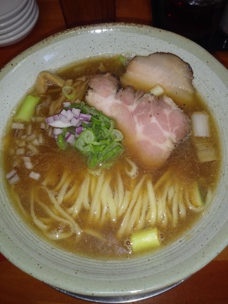 「あっさり豚骨煮干」@栃木中華そば 神志の写真