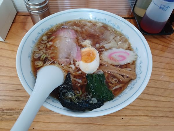 「ワンタン麺」@手打ラーメン ふくふくの写真