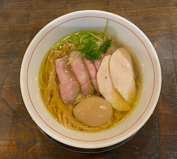 「上塩そば」@自家製麺 オオモリ製作所の写真