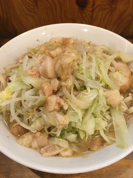 「小ラーメン　750円」@ラーメン二郎 前橋千代田町店の写真