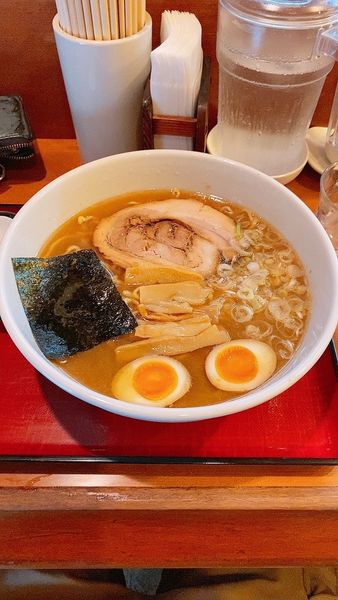 「中華麺中盛850円、味玉50円」@めん 和正の写真