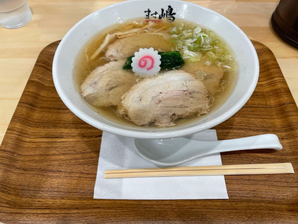 「チャーシュー麺＋バケ小」@中華蕎麦 ます嶋 稲毛店の写真