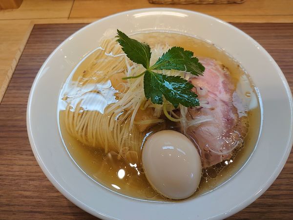 「特製白中華そば」@中華そば 心の写真