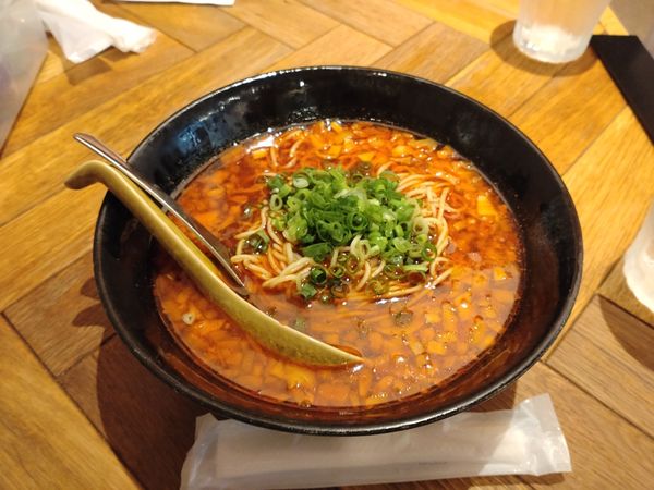 「タマネギ担々麺」@担々麺 侘寂美の写真