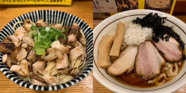 「背脂煮干蕎麦　味付和え玉」@中華そば 一陽来復の写真