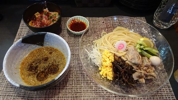「つけ冷やし中華（1,100円）＋味玉めんま（300円）」@自家製麺 No11の写真
