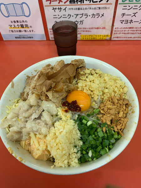 「まぜそば」@らー麺 ぶたのジョーの写真