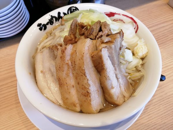 「肉マシ駒二郎」@らーめん駒 半田店の写真