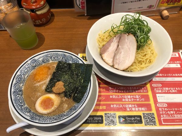 「肉そばつけ麺　チャーシュー　880円＋180円+税」@丸源ラーメン 千葉寺店の写真