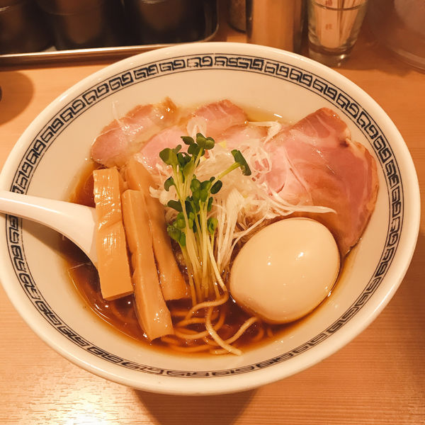 「特製中華そば」@中華そば ます田の写真