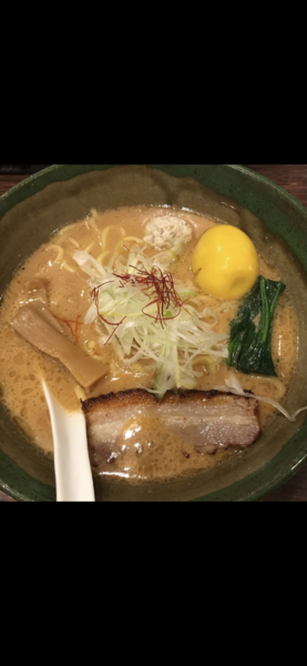 「味噌そば＋玉子」@焙煎汐蕎麦処 金字塔の写真