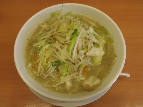 「野菜たっぷりタンメン(麺大盛り):520円」@日高屋 八丁堀新大橋通店の写真