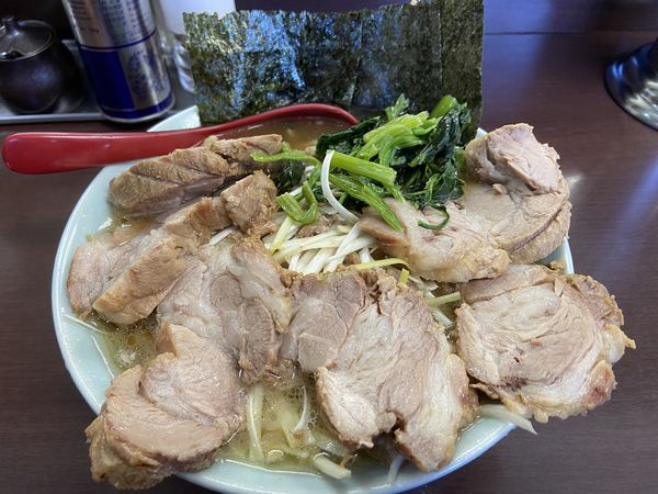 「ネギチャーシュー（ｶﾀﾒ）」@ラーメンショップ 二ツ橋店の写真