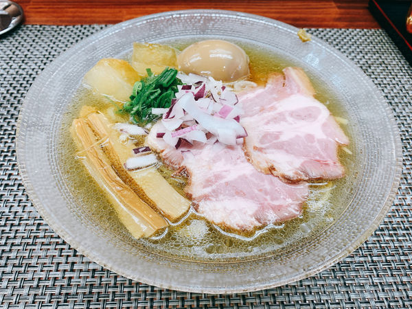 「冷製鯵煮干し 塩」@麺や 睡蓮の写真