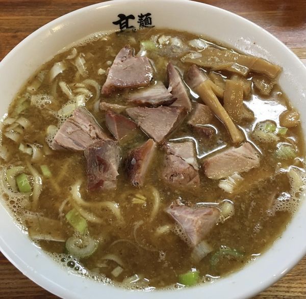 「乱切り小チャーシュー麺　720円」@麺 髙はしの写真
