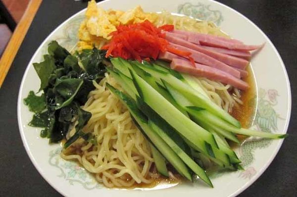 「冷やし中華　800円」@大釜 本店の写真