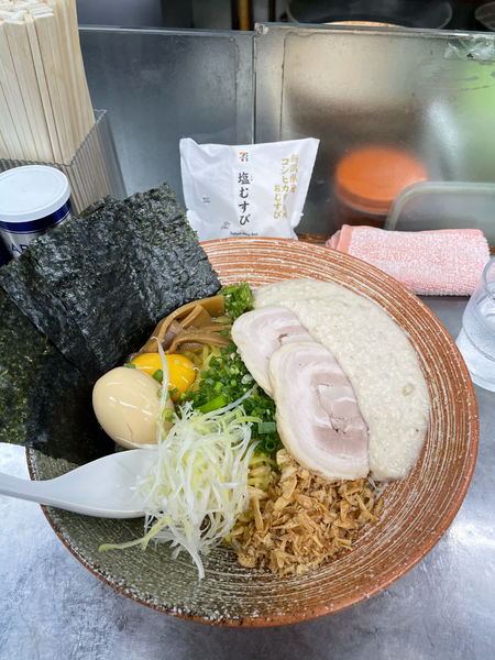 「ツブ貝と甘鯛ミックス混ぜそば」@覆麺 智の写真