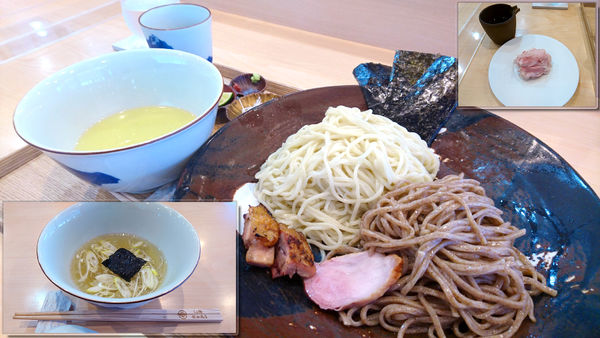 「【昼】つけ麺+お出汁割」@飯田商店 湯河原本店の写真