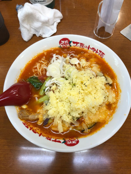 「太陽のチーズ茄子ラーメン　1045円」@太陽のトマト麺 京急川崎支店の写真