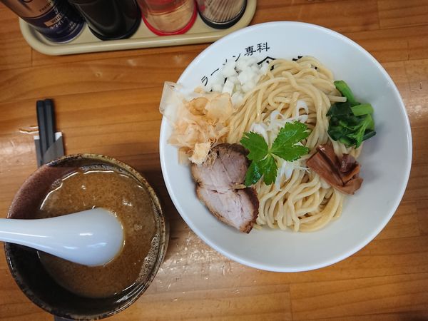 「つけそば（中）」@ラーメン専科 竹末食堂の写真