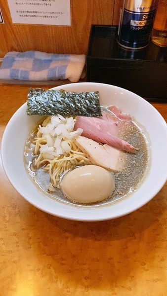 「純煮干しそば　味玉　950円」@中華そば 児ノ木の写真